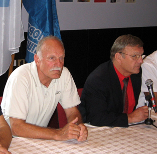 uros dragojlovic levo i predsednik FIK NC Ssvajkard